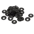 thumbnail image 1 of Unique Bargains 4mm x 12mm Internal Tooth Quicklock Speed Lock Starlock Washers 40PCS, 1 of 2
