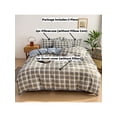 thumbnail image 3 of Acogedor Juego de Funda Nórdica con Estampado de Cuadros - Perfecto para la Decoración del Dormitorio en Todas las Estaciones, 3 of 10
