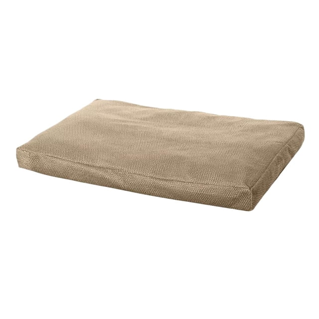 Cama para perros Orvis Comfortfill-Eco Tumbona de tweed marrón, tamaño mediano