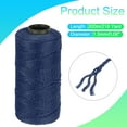 thumbnail image 2 of Uxcell Nylon String Twisted Mason Line Twine for DIY Projects Gardening Gift Wrapping Navy Blue, 2 of 6