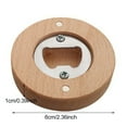 thumbnail image 5 of Shoreew 10Pcs Bamboo Bottle Opener Magnets 2.4x2.4" Fridge Magnet Bar Decoration Beer Opener Multifunctional Kitchen Tool Refrigerator Sticker, 5 of 7