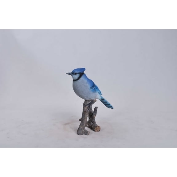Hi-Line Gifts Jay on Branch Outdoor Garden Figurine - 9.75"