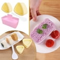 thumbnail image 2 of Sushi Mold, Triangle Sushi Maker Press (Large & Small), Non Stick Sushi Rice Making Kit, for Japanese Boxed Meal Children Bento, 2 of 9