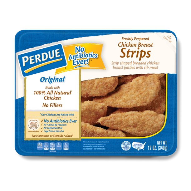 Perdue Refrigerated Breaded Chicken Breast Strips (12 oz.) Walmart