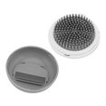 thumbnail image 4 of Dog Grooming Shower Brush, Safe Bristle Pet Bath Brush Ergonomic Design Prevent Slip with Comb for Rabbits ,Gray,Green, 4 of 7