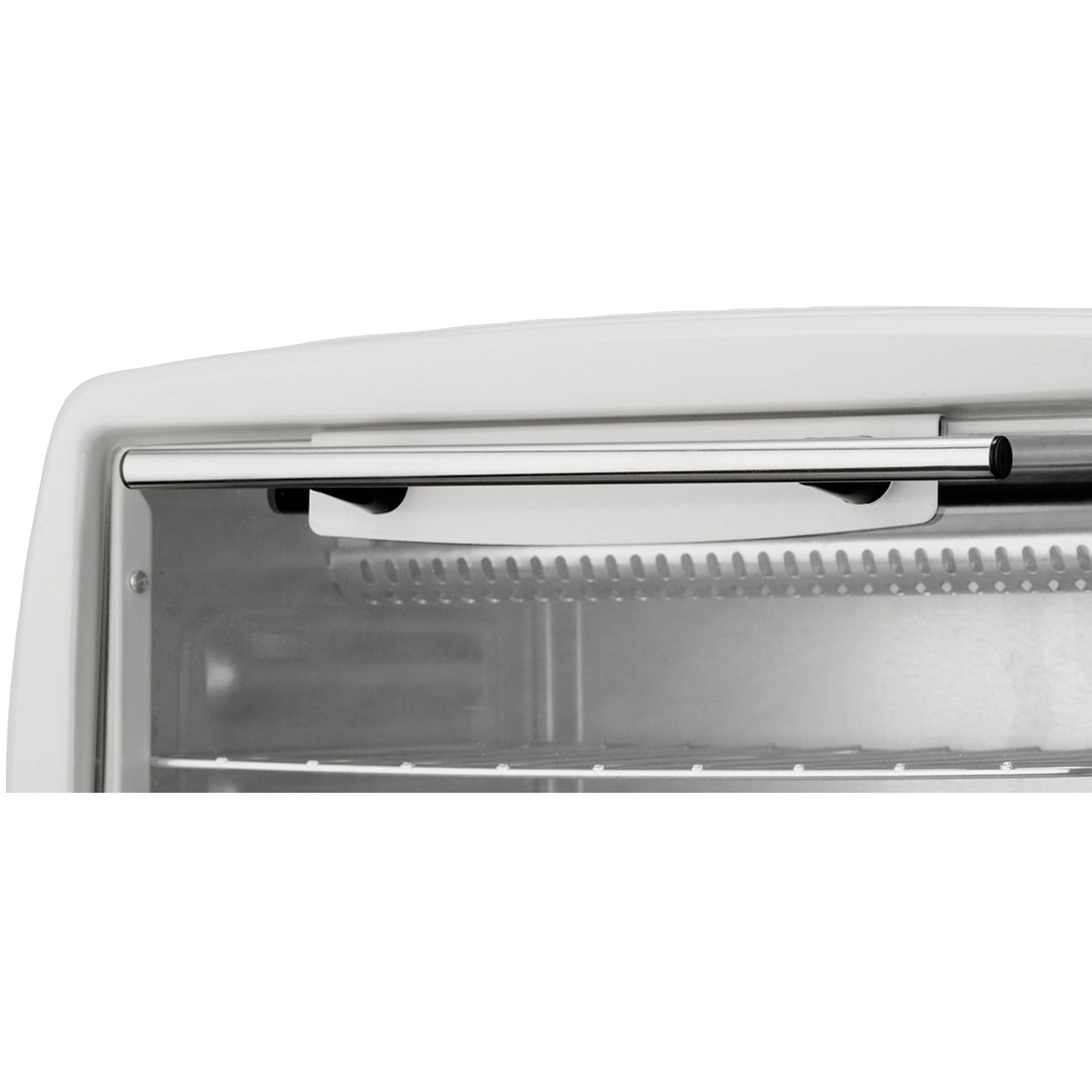 Brentwood TS-345W Stainless Steel 4 Slice Toaster Oven, White