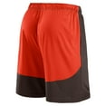 thumbnail image 3 of Men's Fanatics Brown/Red Cleveland Browns Launch Shorts, 3 of 3