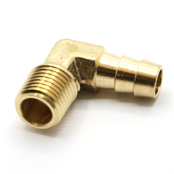 Thrifco Plumbing 4402755 3/8 Barb X 1/4 Mip Ell