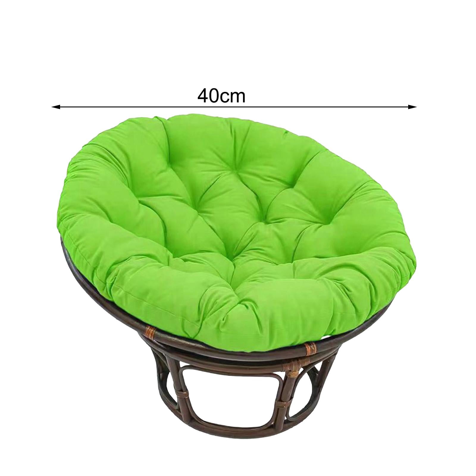 Gazechimp 40cm Swing Hanging Chair Cushion, Egg Chair Cushion for Indoor, Outdoor, Garden, Green