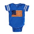 thumbnail image 1 of CafePress - 76 FLAG WORN - Cute Infant Baby Football Bodysuit, 1 of 1