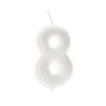 thumbnail image 1 of Anniversary House Glitter Iridescent 8th Birthday Candle, 1 of 1