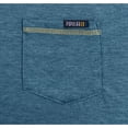 thumbnail image 5 of Dwelliawo Button Shirts for Men Short Sleeve Henley Shirts Big and Tall Loose Tee Shirts Summer Lightweight Tshirt Button Down Lapel Collar Shirt with Pocket Blue M, 5 of 7
