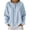 ZA-Blue-frostluinai womens sweatshirts, variant on Striped Oversized Sweatshirts Women Long Sleeve Half Button Henley Shirts Loose Fit Pullover Sweatshirt Fall Clothes S-XXL