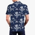 thumbnail image 5 of Vsdgher Dragon Print Men's Short Sleeve Stretch Polo Shirt, Moisture-Wicking Performance Polo Shirt, 5 of 8
