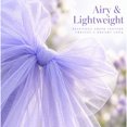 thumbnail image 4 of Purple Giant Tulle Bow for Christmas Tree Decoration Sheer Iridescent Fabric Large Bow with Long Tails for indoor Holiday Decor 47 in, 4 of 7