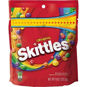 Skittles Original Candy, 9 Ounce - 8 per case.