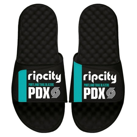 

Youth ISlide Black Portland Trail Blazers 2022/23 City Edition Collage Slide Sandals