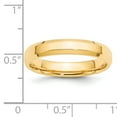 thumbnail image 6 of Primal Gold 14 Karat Yellow Gold 4mm Beveled Edge Comfort Fit Band Size 7.5, 6 of 8