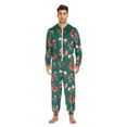 thumbnail image 6 of joogoo Christmas Bows Unisex Adults Onesies Pajamas Jumpsuits L, 6 of 7