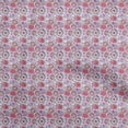 thumbnail image 1 of oneOone Cotton Silk Magenta Fabric Batik Diy Clothing Quilting Fabric Print Fabric By Yard 42 Inch Wide, 1 of 5