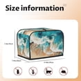 thumbnail image 5 of Fotbe Ocean Wave Crash for Two Slice Toaster Cover, Fingerprint Protector, Super Soft Appliance Cover And Dust Cover,Bread Dust Cover & Fingerprint Protection, 5 of 7