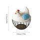 thumbnail image 3 of Uuiauoio Chicken Wire Egg Baskets, Rustic Metal Egg Baskets for Fresh Eggs, Egg Holder Countertop Basket with, 3 of 6