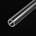 thumbnail image 3 of 2pcs Clear Rigid Acrylic Pipe 11mm(7/16") ID x 15mm OD x 0.5m(20"), 2mm(3/32") Wall Round Tube, 3 of 5