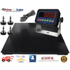 5 Year Warranty 10,000 lb x 1 lb 40" x 40" Floor Scale for Weighing 4x4 Pallets