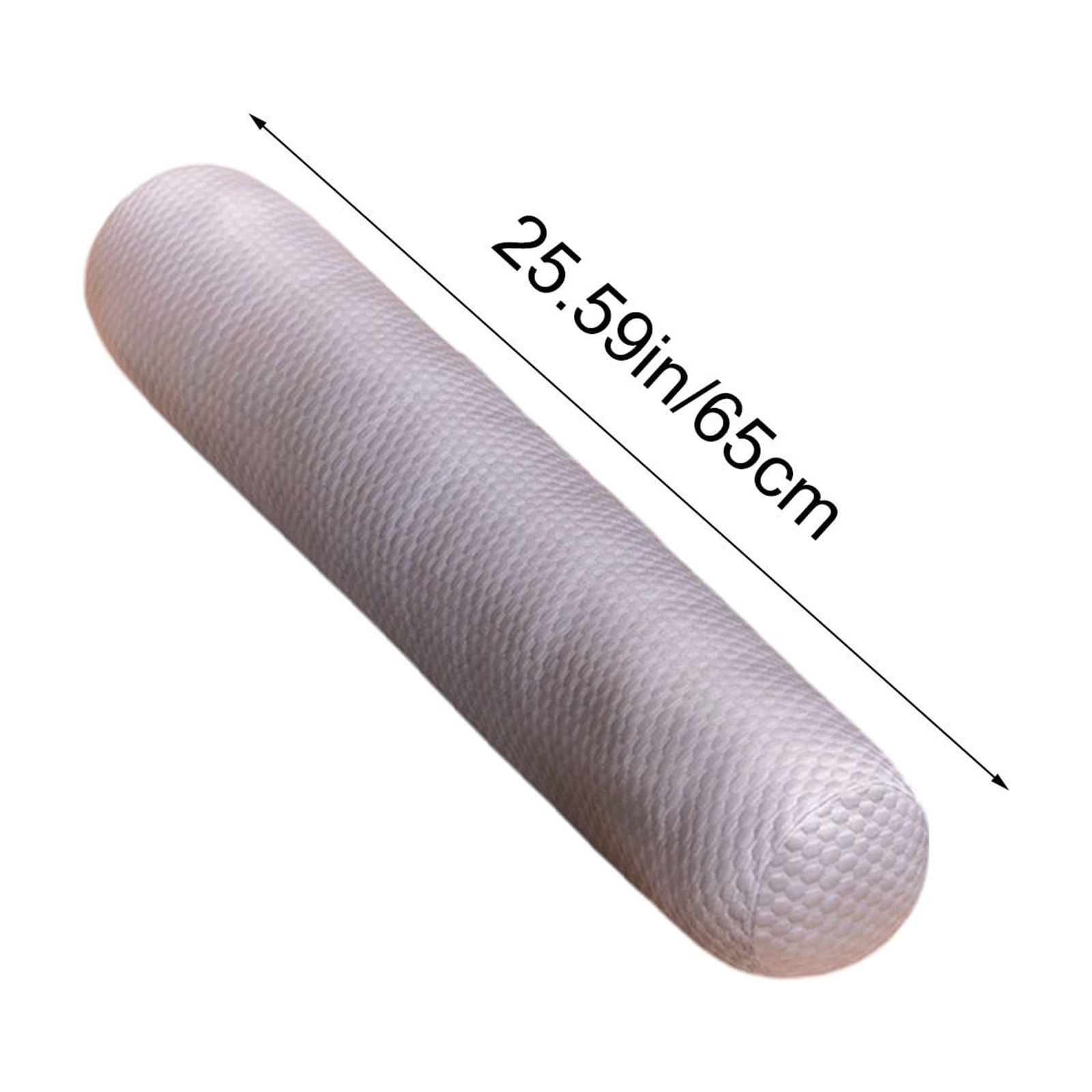 TTJ Soft Velvet Long Bolster Pillow 27.6 in Side Sleep Leg Clamp Maternity Support Long Pillow With Insert Versatile Dormitory Bedside Cush For Pregnancy And Rest