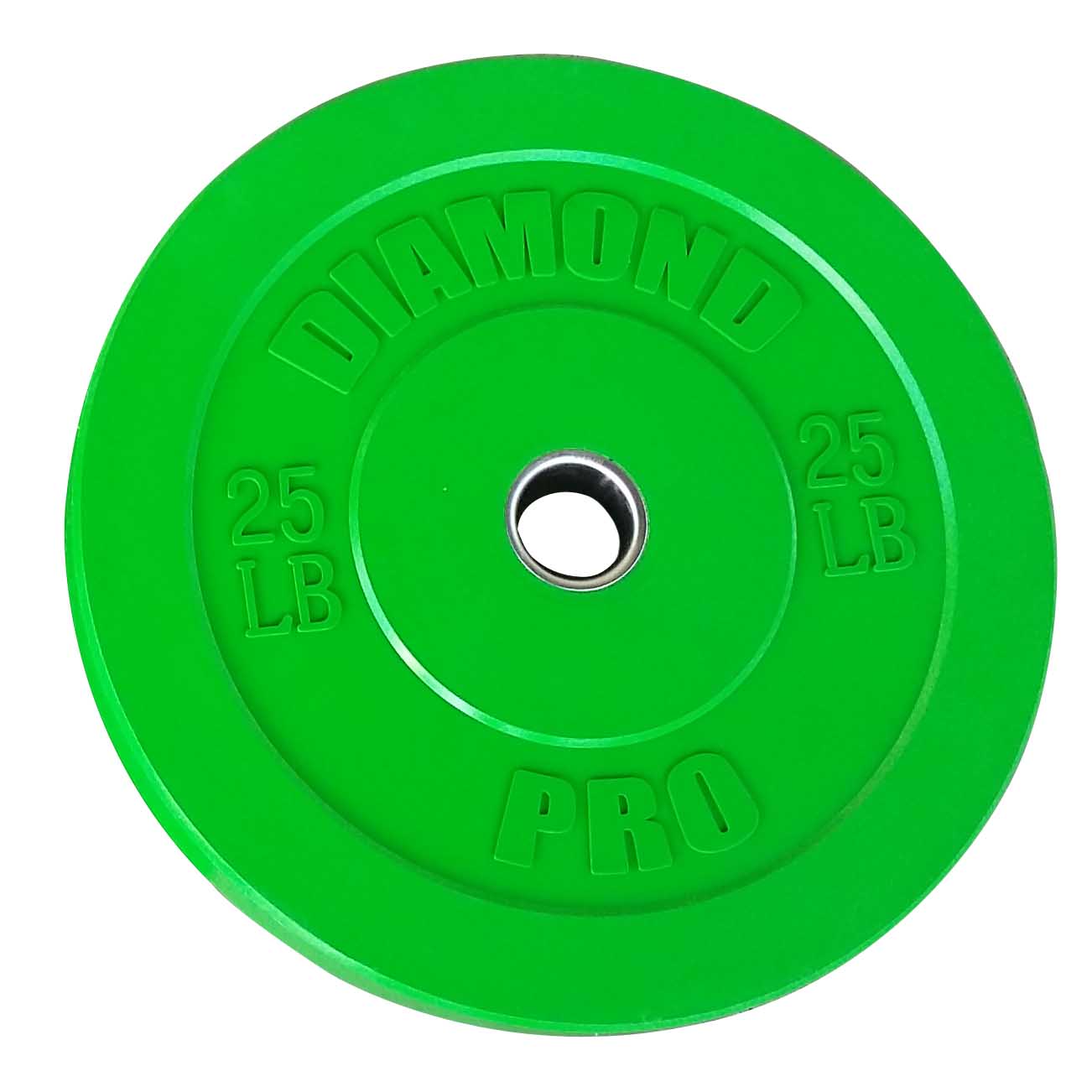 Diamond Pro 25 lb Color Bumper Plate Pair Weight Lifting Plate Home Gym