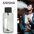 thumbnail image 5 of Narguile 1000ml Hookah de plástico Handheld Shisha Kettle Accesorio para fumar reutilizable (Negro) Sywqhk Libre de BPA, 5 of 5
