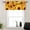 Vintage Sunflower, variant on 1 Panel Vintage Sunflower Kitchen Valance Curtains for Windows, Yellow Floral Fine Garden Window Treatment Rod Pocket Drapes Valances for Bathroom, 54" X 18"