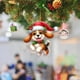 thumbnail image 4 of 1 Adorno Navideño para Árbol de Navidad, Acrílico, Colgante para Árbol de Navidad, Fiestas, Coche, Decoración Del Hogar., 4 of 7