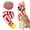 White Red, variant on NFTIGB Dog Hat and Scarf Set Christmas Adorable Knitted Pet Costume for Cat Small Medium Large Dogs White Red Size S (5.91 inches / 15 cm)