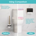 thumbnail image 4 of Stretching Toilet Covers Set Soft Versatile Protective Bathrooms Seat Cover Marble Toilets Tank Cover Kit Stylish Tank Top Covers for Your Home, 4 of 10