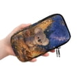 thumbnail image 2 of SEANATIVE Dual Compartment Eyeglass Case Neoprene Glasses Case with Zipper Eyewear Pouch Shockproof Lightweight Sunglasses Holder Pouch for Travel Outdoor Work, Cute Koala Galaxy Pattern, 2 of 7