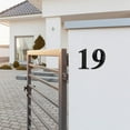 thumbnail image 2 of 10 Pcs House Numbers 3D Door Mailbox Numbers 0-9 Self Adhesive House Door Numbers House Street Address Numbers Stickers for House, Apartment, Office, Hotel Room, Mailbox Signs(Black, 4 x 2.5 Inches), 2 of 8