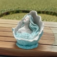 thumbnail image 5 of RKSTN Conch Girl Statue Conch Girl Statue Resin Crafts Ornament Desktop Home Decor Gift, 5 of 5