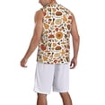 thumbnail image 2 of Naloa Thanksgiving Food Basketball Jersey Reversible Men's Mesh Athletic Sports Shirts Training Practice S-4XLSmall, 2 of 6