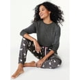 thumbnail image 2 of Joyspun Women's Brushed Hacci Knit Sleep Joggers, Sizes XS to 3X, 2 of 6