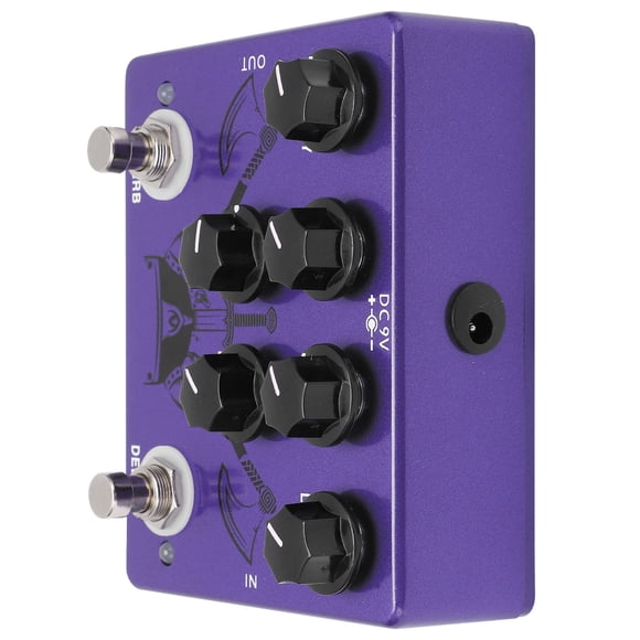 Pedales De Efectos, DC 9V 150mA Pedal De Efectos De Guitarra CP-80 Portátil Para Interpretación