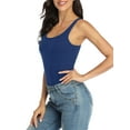 thumbnail image 7 of ANFERRY Womens Tank Top with Shelf Bra Basic Cotton Adjustable Straps Camisoles, 7 of 7