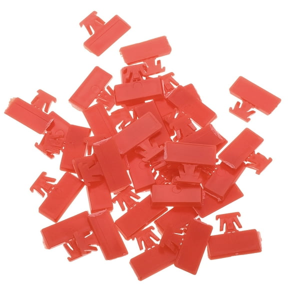 Phenofice Compact Red Plastic Storage Box with Coded Lock Stylish Organizer