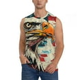 thumbnail image 1 of Balery Retro American Eagle Camisetas sin mangas para hombre, absorbe la humedad y protege contra el mal olor.-Small, 1 of 7