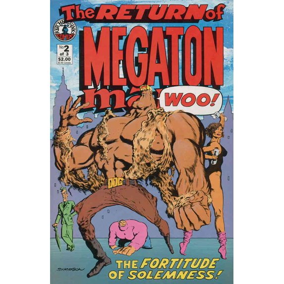 Return of Megaton Man, The #2 VF ; Kitchen Sink Comic Book