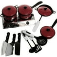 thumbnail image 4 of Dewadbow 13pcs/Set Pots Pans Kitchen Utensils Dishes For Kid Pretend Play Toy, 4 of 5