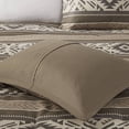 thumbnail image 6 of Comfortable 5Piece Bedding Sets Polyester Herringbone Material Rustic Stripe Design for Home Use, 6 of 11