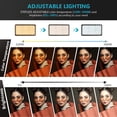 thumbnail image 4 of Neewer Pro MFL-06 On-Camera Video Light Pocket-Size 180 SMD LED/Bi-Color 3000-6500K/Dimmable Brightness/CRI96+/Built-in 4500mAh Battery/OLED Display/Magnetic Premium Aluminum Alloy Shell/TypeC Charge, 4 of 8