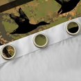 thumbnail image 4 of Manfei Mallard Duck Kitchen Curtains,Rustic Farmhouse Black Out Curtains Pack of 2 (42x63 Each),Pixeled Camouflage Decor, 4 of 7