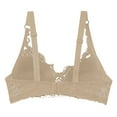 thumbnail image 4 of Lxkfashion Womens Underwear Women's Casual Fashion Large Size Bra Thin Sponge Underwear Figure-flattering Lace Bra, 4 of 5